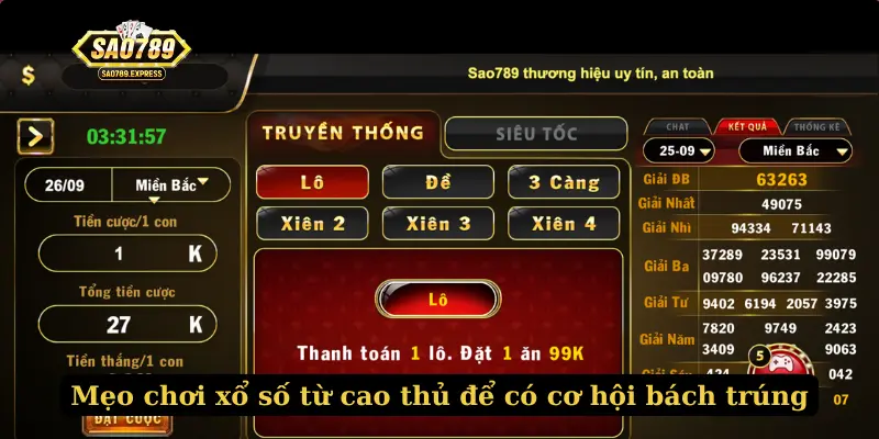 Mẹo chơi xổ số từ cao thủ để có cơ hội bách trúng